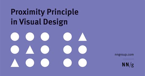 Proximity in graphic design